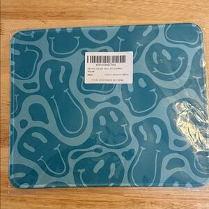 Blue Patterned Mouse Pad - Comfortable Non-Slip Surface